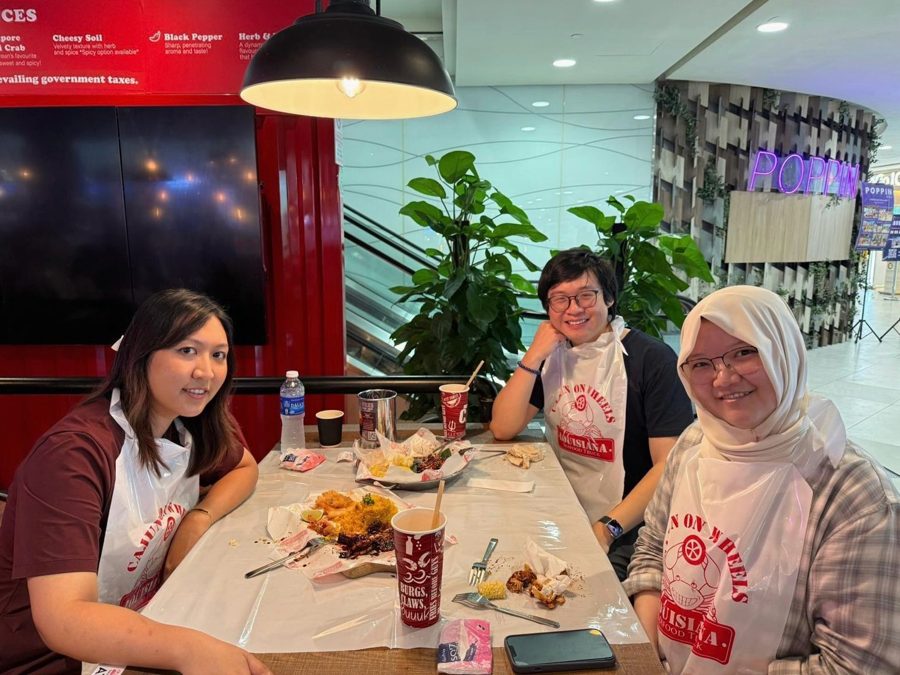 A Research Lunch Club table