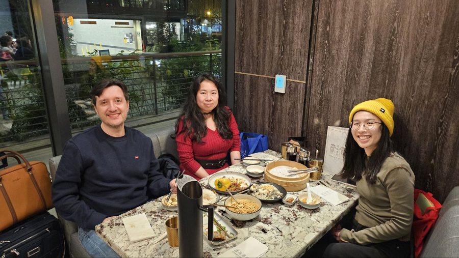 Researchers meeting in person